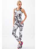 White leggings with black patterns H0060 - Online store - Boutique